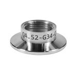 Переходник с присоединения E-G34 на хомутное соединение Clamp 1,5“, QA.52-G34-CL15-SS6L