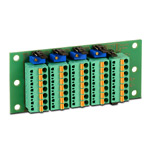 Балансировочная коробка для тензодатчиков в весоизмерит. системах, 4/6-ти пров. схема подключения, подключение до 4-х тензодатчиков, 4 подстроечных резистора по 20 Ом, 122x82x60, IP00
