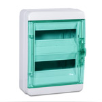 Шкаф BNZ пластиковый с прозрачной зеленой дверью на 24 модуля BNZ 65-24-1