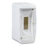 Шкаф UNC пластиковый с прозрачной дверью на 2 модуля UNC 40-02-2