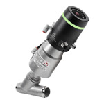 Клапан с позиционером и проф.диском (тип B, равнопроц.), клапан ASV-W-025-SS063, нерж., приварка DIN11850s2, 2/2 НЗ, Ду 25, T=(-10..+180)C, P=0..10 бар, позиционер LPOS-S-V1A, управл. и обр.св. 4...20мА,0...10В,2x(DI+DO), RS-485,пит.=24В