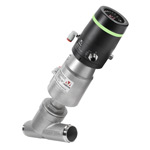 Клапан с позиционером и проф.диском (тип А, линейный), клапан ASV-W-032-SS063, нерж., приварка DIN11850s2, 2/2 НЗ, Ду 32, T=(-10...+180)C, P=0...10 бар, позиционер LPOS-S-V1B, управление 0/4...20мА,0...10В, RS-485 Modbus-RTU,пит.=24В