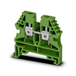 Клеммник AVK4   4мм2 (зеленый)